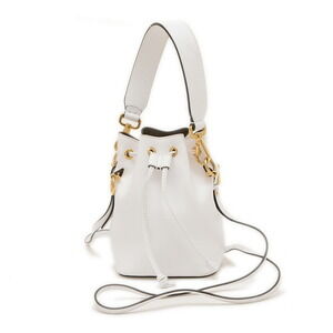 Fendi Montresor Leather Bag White